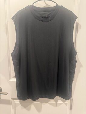 lululemon athletica Men's Black Sleeveless Training Tank